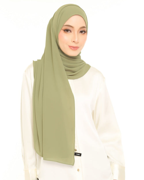 Classic Shawl in Soft Green