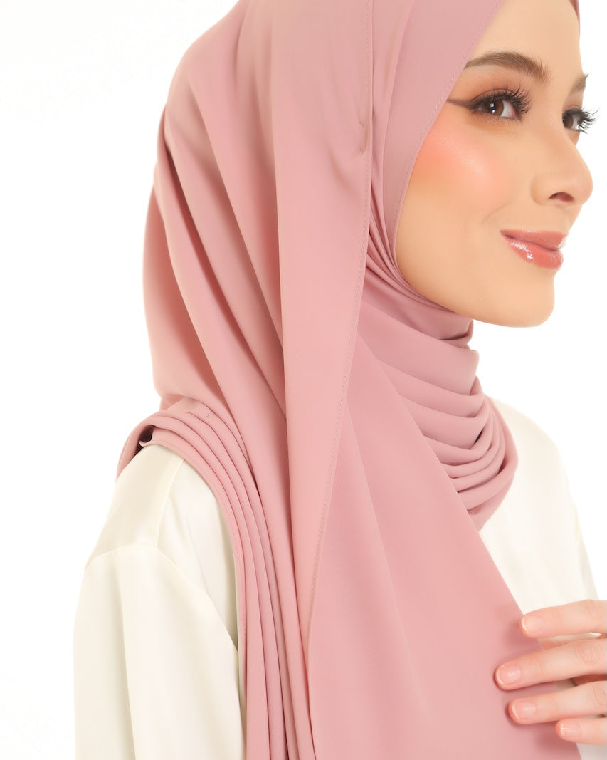 Classic Shawl in Soft Pink