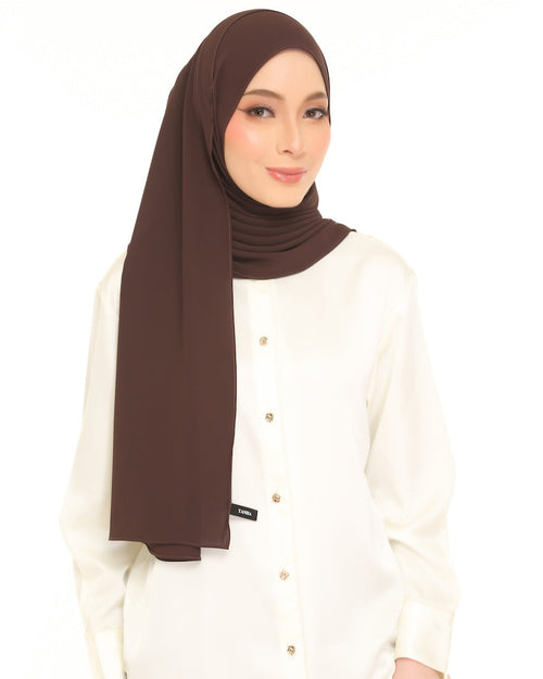 Classic Shawl in Dark Brown